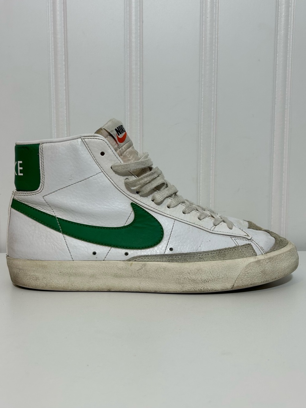 Nike blazer mid green white